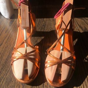 Jeffery Campbell desi block heel strappy heel